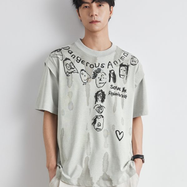 Retro T-shirt for men